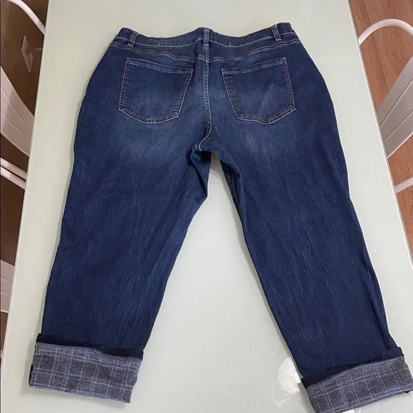 Lane Bryant Dark Blue Boyfriend Jeans - Picture 12 of 13